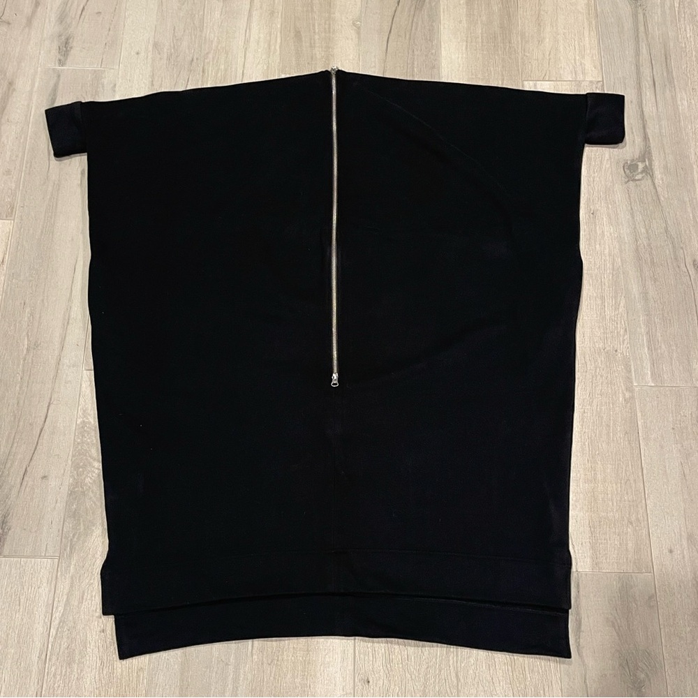 Aakasha Extravagant Black Casual Oversize Loose Dress 3/4 Sleeves Tunic — image 6 of 8